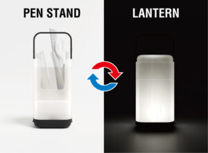 もしもの時ランタンにできるペンスタンド